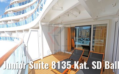 Junior Suite 8135 Kat. SD Balkon AIDAperla
