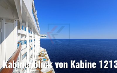 Kabinenblick von Kabine 12135 AIDAperla