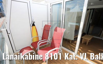 Lanaikabine 8101 Kat. VL Balkon AIDAperla