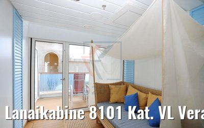 Lanaikabine 8101 Kat. VL Veranda AIDAperla