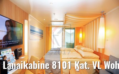 Lanaikabine 8101 Kat. VL Wohnbereich AIDAperla