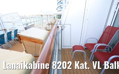 Lanaikabine 8202 Kat. VL Balkonblick AIDAperla