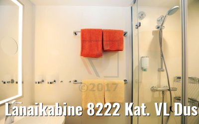 Lanaikabine 8222 Kat. VL Dusche AIDAperla
