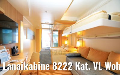 Lanaikabine 8222 Kat. VL Wohnbereich AIDAperla