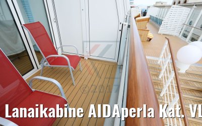 Lanaikabine AIDAperla Kat. VL 8122 Balkon