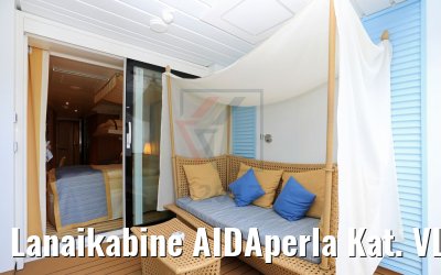 Lanaikabine AIDAperla Kat. VL 8122 Veranda und Kabine
