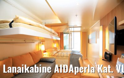 Lanaikabine AIDAperla Kat. VL 8122 Wohnraum