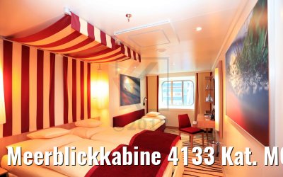 Meerblickkabine 4133 Kat. MC, MD Wohnbereich AIDAperla