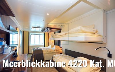 Meerblickkabine 4220 Kat. MC, MD AIDAperla