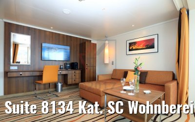 Suite 8134 Kat. SC Wohnbereich AIDAperla