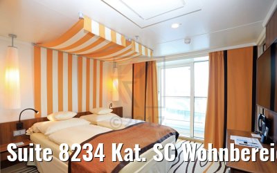 Suite 8234 Kat. SC Wohnbereich AIDAperla