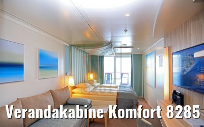 Verandakabine Komfort 8285 Kat. VD, VE, DF Wohnraum AIDAperla