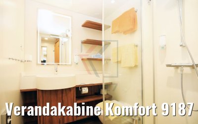 Verandakabine Komfort 9187 Kat. VD, VE, VF Bad AIDAperla