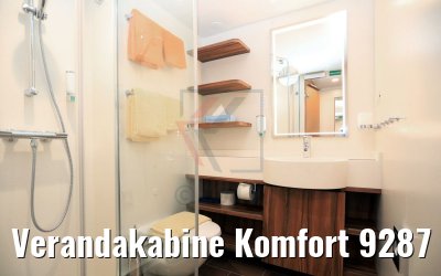 Verandakabine Komfort 9287 Kat. VD, VE, DF Bad AIDAperla