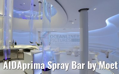 AIDAprima Spray Bar by Moet & Chandon