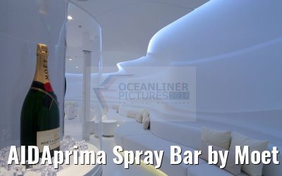 AIDAprima Spray Bar by Moet & Chandon