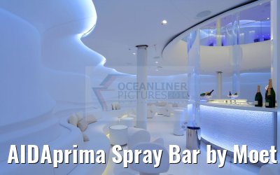 AIDAprima Spray Bar by Moet & Chandon