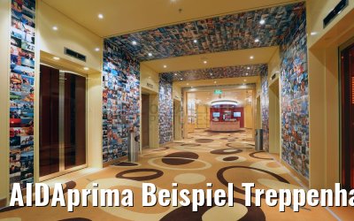 AIDAprima Beispiel Treppenhaus