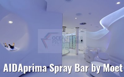 AIDAprima Spray Bar by Moet & Chandon obere Etage