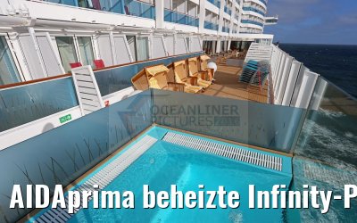 AIDAprima beheizte Infinity-Pools Lanaideck