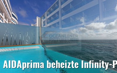 AIDAprima beheizte Infinity-Pools Lanaideck