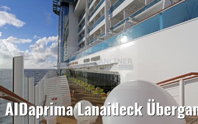 AIDaprima Lanaideck Übergang zur Lanai Bar