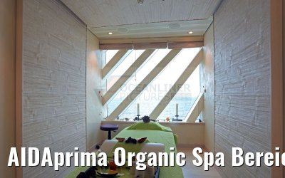 AIDAprima Organic Spa Bereich