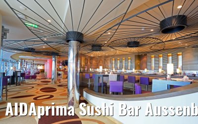 AIDAprima Sushi Bar Aussenbereich