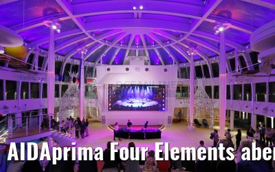 AIDAprima Four Elements abends