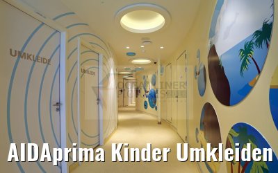 AIDAprima Kinder Umkleiden
