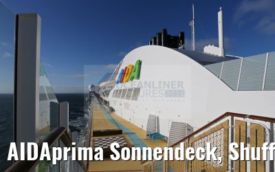 AIDAprima Sonnendeck, Shuffleboard und Schach