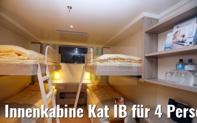 Innenkabine Kat IB für 4 Personen Kabine 4482