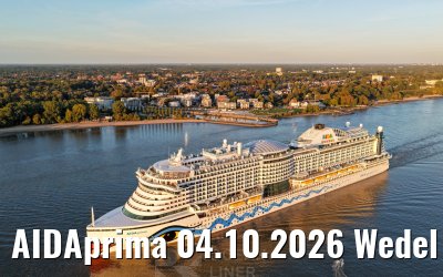 AIDAprima 04.10.2026 Wedel