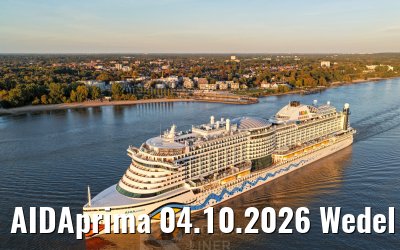 AIDAprima 04.10.2026 Wedel