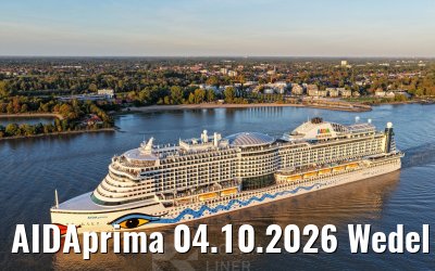 AIDAprima 04.10.2026 Wedel