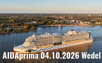 AIDAprima 04.10.2026 Wedel