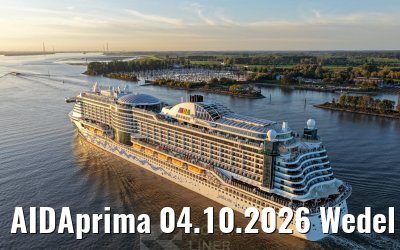 AIDAprima 04.10.2026 Wedel