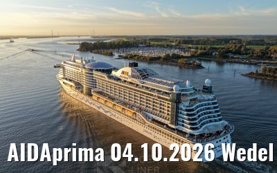 AIDAprima 04.10.2026 Wedel