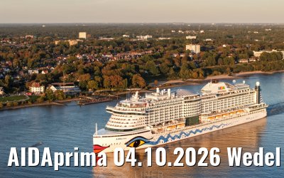 AIDAprima 04.10.2026 Wedel