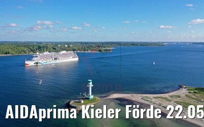 AIDAprima Kieler Förde 22.05.2019