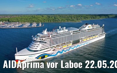 AIDAprima vor Laboe 22.05.2019