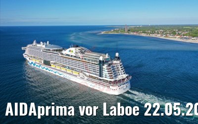 AIDAprima vor Laboe 22.05.2019