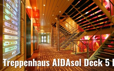 Treppenhaus AIDAsol Deck 5 Heck
