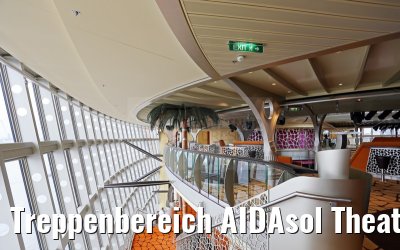 Treppenbereich AIDAsol Theatrium Deck 11