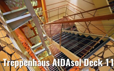 Treppenhaus AIDAsol Deck 11 vorne
