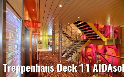 Treppenhaus Deck 11 AIDAsol