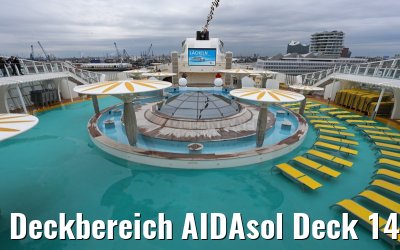 Deckbereich AIDAsol Deck 14 und 15