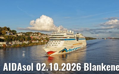 AIDAsol 02.10.2026 Blankenese