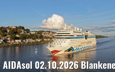 AIDAsol 02.10.2026 Blankenese