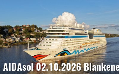AIDAsol 02.10.2026 Blankenese